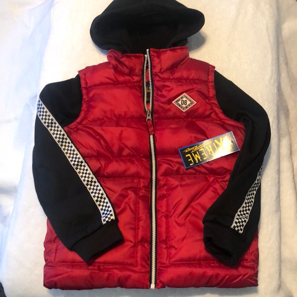 Extreme boys hooded vest jacket size 8